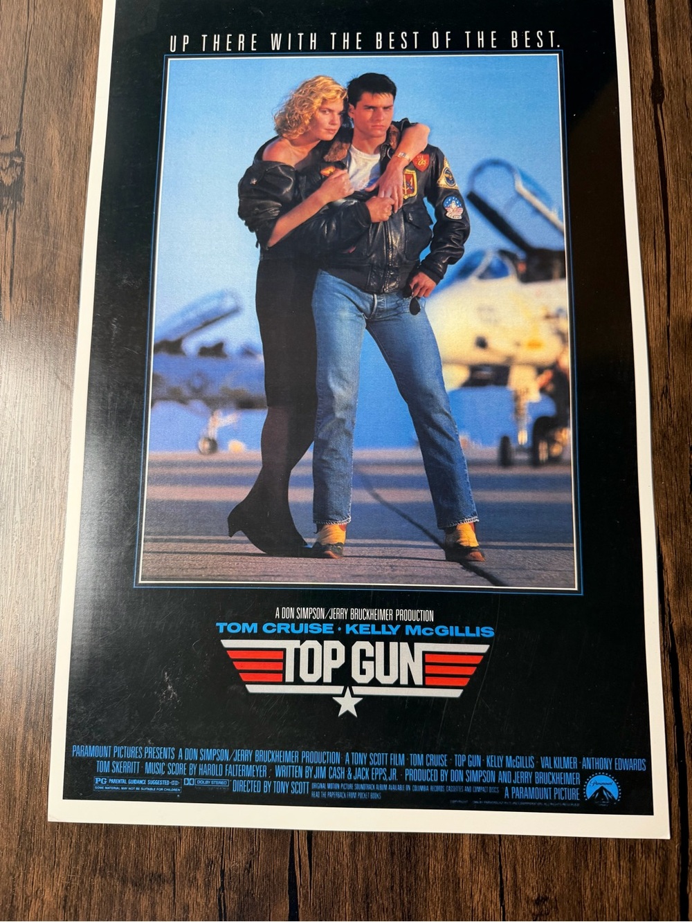 1986 Top Gun Classic Movie Poster Print (11" x 17")